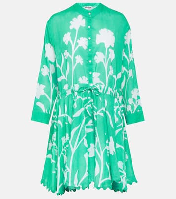 Vestido camisero de algodón floral | Juliet Dunn