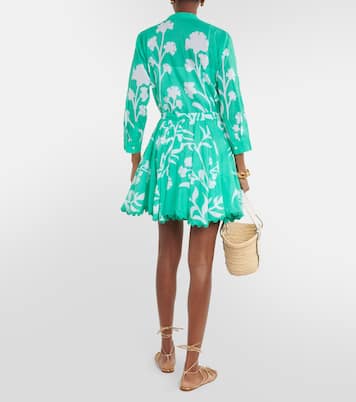 Vestido camisero de algodón floral | Juliet Dunn