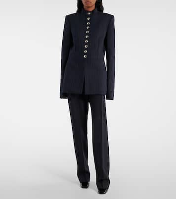 Giacca Samuel in misto lana gessata | Khaite