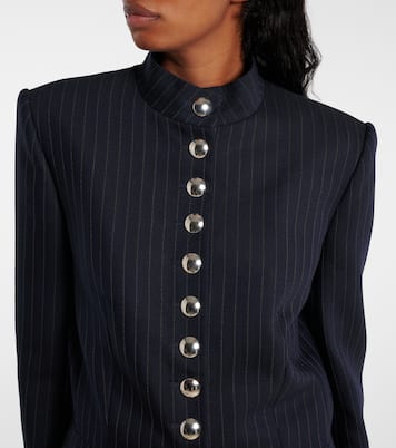 Giacca Samuel in misto lana gessata | Khaite