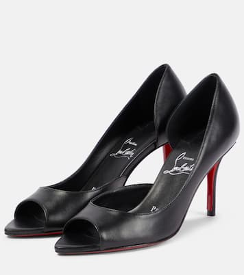 Pumps Open Apostropha 80 in pelle | Christian Louboutin