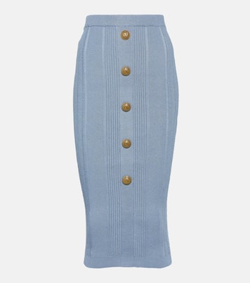 Bleistiftrock aus Strick | Balmain