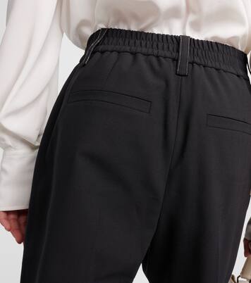 Pantaloni regular in misto lana | Brunello Cucinelli
