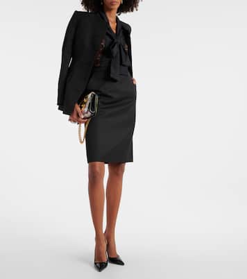 Schluppenbluse aus einem Seidengemisch | Dolce&Gabbana