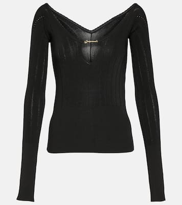 Top Le Haut Pralu in maglia a coste | Jacquemus