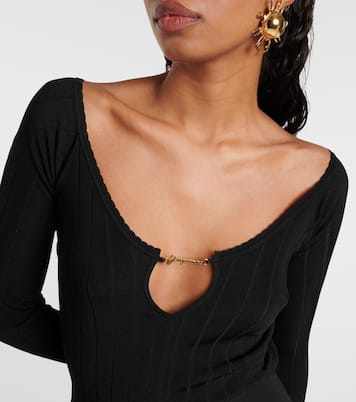 Top Le Haut Pralu in maglia a coste | Jacquemus