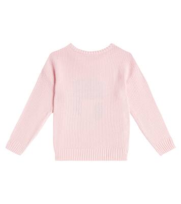 Pullover Big Flower in cotone con intarsio | Jellymallow