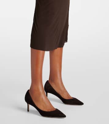 Escarpins Romy 60 en daim | Jimmy Choo
