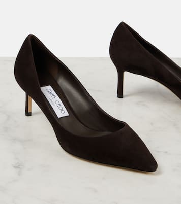 Escarpins Romy 60 en daim | Jimmy Choo