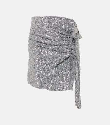 Minigonna con paillettes | Rabanne