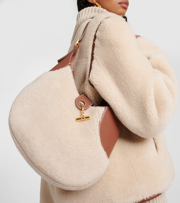 Borsa Bobbin Medium in shearling sintetico | Loro Piana