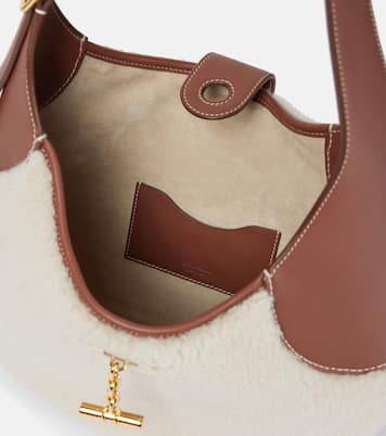 Borsa Bobbin Medium in shearling sintetico | Loro Piana