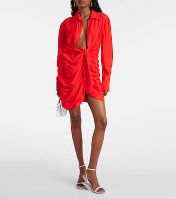 La Robe Bahia draped shirt dress | Jacquemus