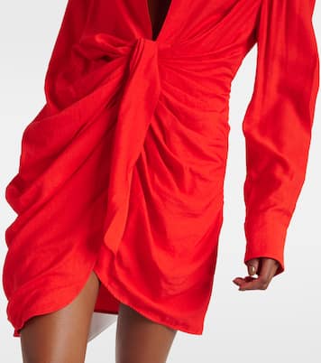 La Robe Bahia draped shirt dress | Jacquemus