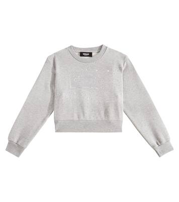 Sudadera de algodón adornada con logo | Versace Kids