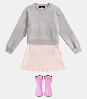 Sudadera de algodón adornada con logo | Versace Kids