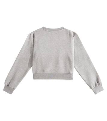 Sudadera de algodón adornada con logo | Versace Kids