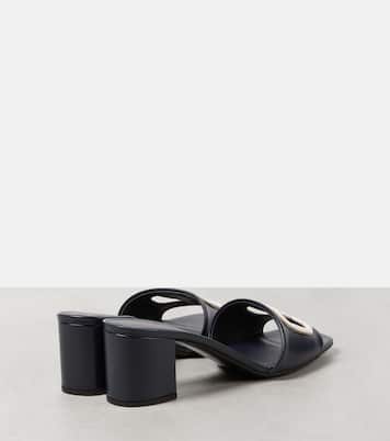 Pantoletten VLogo Signature 60 aus Leder | Valentino Garavani