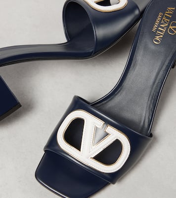 Pantoletten VLogo Signature 60 aus Leder | Valentino Garavani