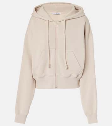 Sudadera con capucha de algodón bordada | Acne Studios