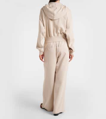 Sudadera con capucha de algodón bordada | Acne Studios