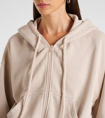 Sudadera con capucha de algodón bordada | Acne Studios