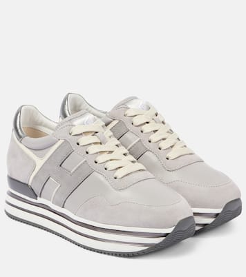 Sneakers Midi H222 in suede con platform | Hogan