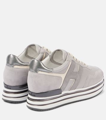 Sneakers Midi H222 in suede con platform | Hogan