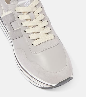 Sneakers Midi H222 in suede con platform | Hogan