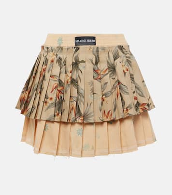 Minifalda Upcycled Household de lino | Marine Serre