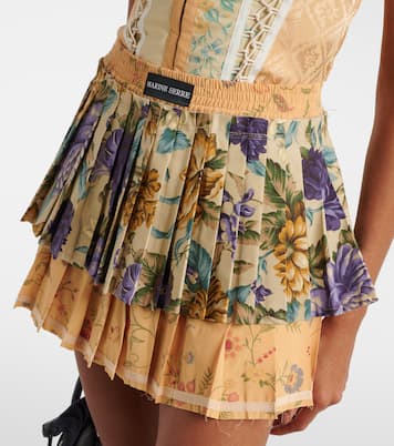 Minifalda Upcycled Household de lino | Marine Serre