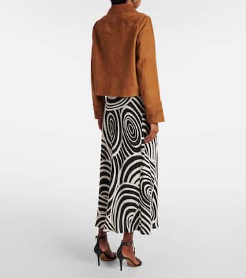 Dionne appliqué suede jacket | Rixo