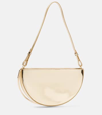 Schultertasche Purist Mini aus Metallic-Leder | Aquazzura