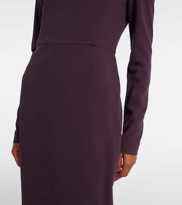 Midikleid aus einem Wollgemisch | Victoria Beckham