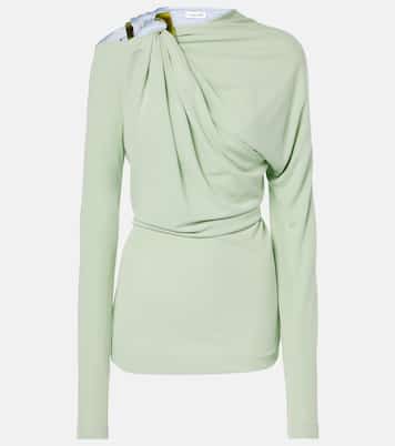 Top in jersey con ruches | Victoria Beckham