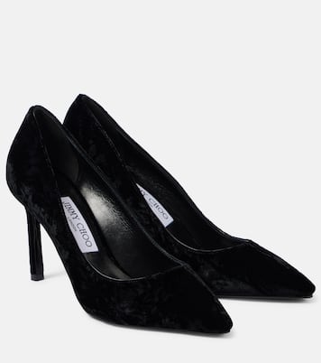 Pumps Romy 85 in velluto | Jimmy Choo