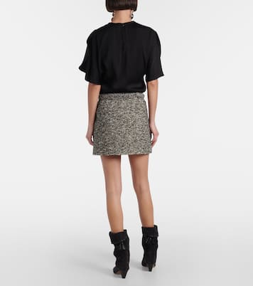Mini-jupe Gleny en tweed | Isabel Marant