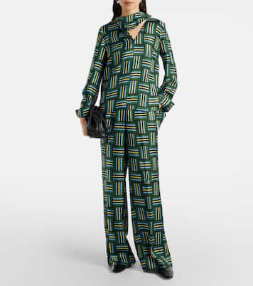 Pantaloni a gamba larga in seta | Dorothee Schumacher