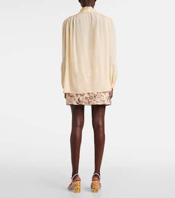 Camicia in crêpe de chine | Valentino