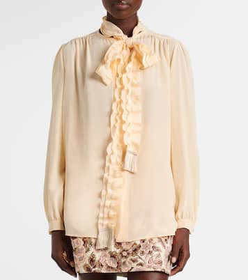 Camicia in crêpe de chine | Valentino