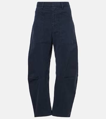 Pantaloni a gamba larga Shon in twill | Nili Lotan