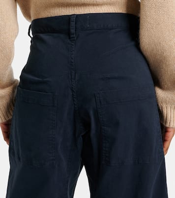Pantaloni a gamba larga Shon in twill | Nili Lotan