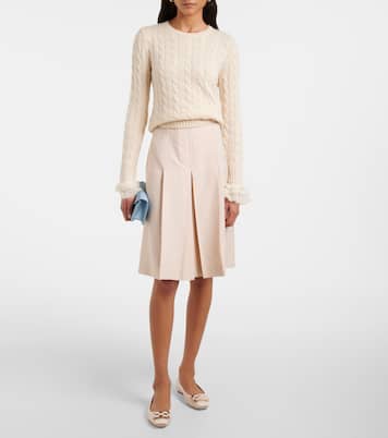 Trompette Ball leather ballet flats | Roger Vivier