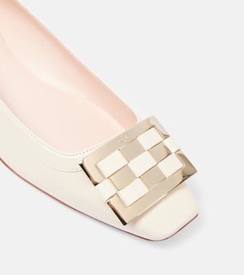Trompette Ball leather ballet flats | Roger Vivier