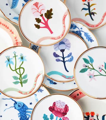 Flowers set of 6 dessert plates | Bitossi