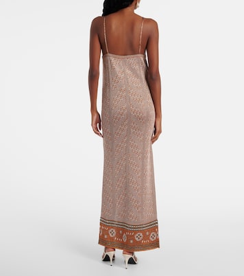 Robe longue en jacquard lamé | Valentino