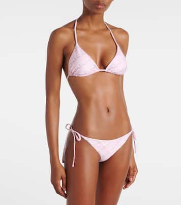 Braga de bikini Treasure estampada | Versace