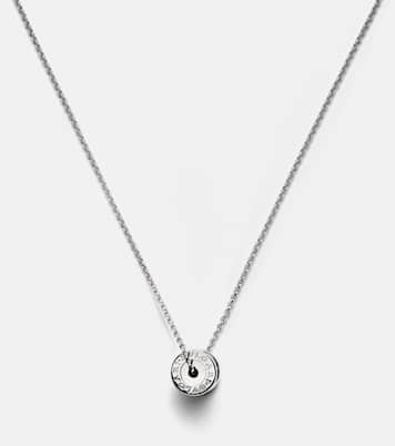 Collana B.zero1 in oro bianco 18kt con diamanti | Bvlgari