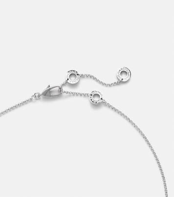 Collana B.zero1 in oro bianco 18kt con diamanti | Bvlgari
