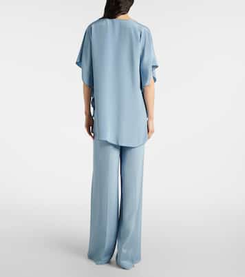 Blusa Oronte in seta crêpe de chine | Max Mara
